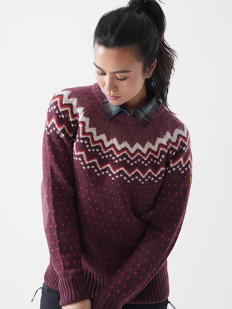 FJÄLLRÄVEN | Pull fonctionnel en laine Oevik Knit pour femmes |