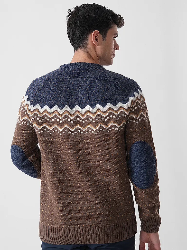 FJÄLLRÄVEN | Pull fonctionnel en laine tricotée Oevik pour homme |