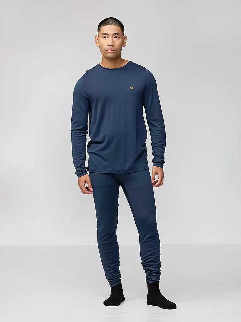 FJÄLLRÄVEN | Sous-vêtement homme Bergtagen Merino 190 | Bleu foncé