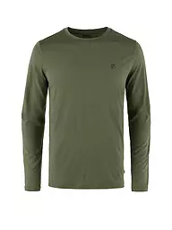 FJÄLLRÄVEN | T-shirt de randonnée Abisko Wool pour homme | Olive
