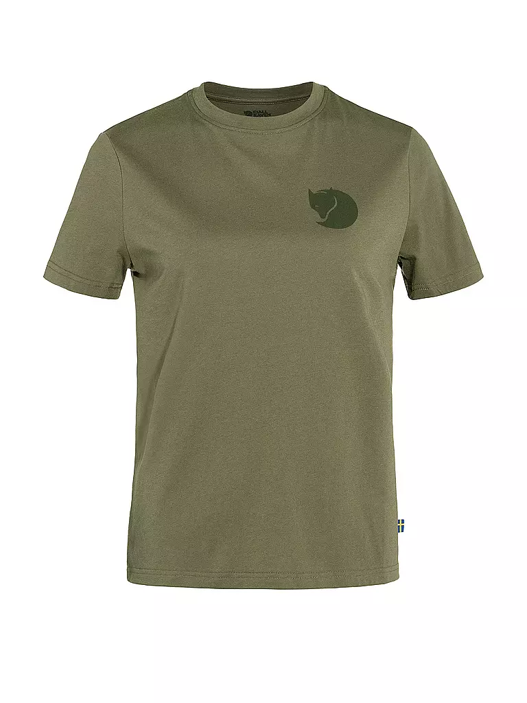 FJÄLLRÄVEN | T-shirt de sport femme Fox Boxy Logo | Cuivre