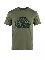 FJÄLLRÄVEN | Herren Funktionsshirt Abisko Wool Classic | Olive