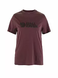 FJÄLLRÄVEN | T-shirt de sport logo femme | Rouge foncé