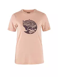 FJÄLLRÄVEN | T-shirt de sport pour femme Abisko Wool Fox | Rose