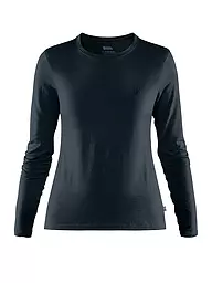 FJÄLLRÄVEN | Damen Funktionsshirt Abisko Wool | Bleu foncé