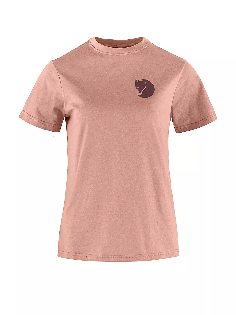 FJÄLLRÄVEN | T-shirt de sport pour femmes Fox Boxy Logo | Rose