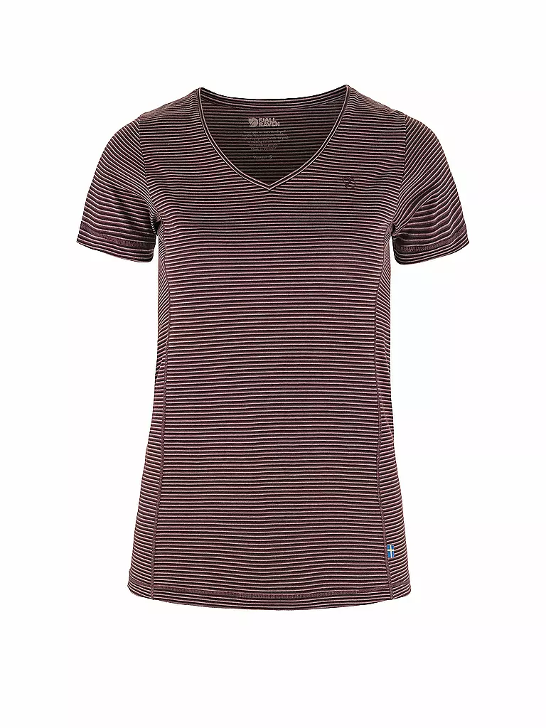 FJÄLLRÄVEN | T-shirt Femme Abisko Cool W | Rouge foncé