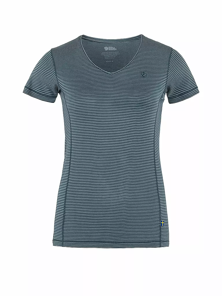 FJÄLLRÄVEN | T-shirt femme Abisko Cool W | Bleu foncé