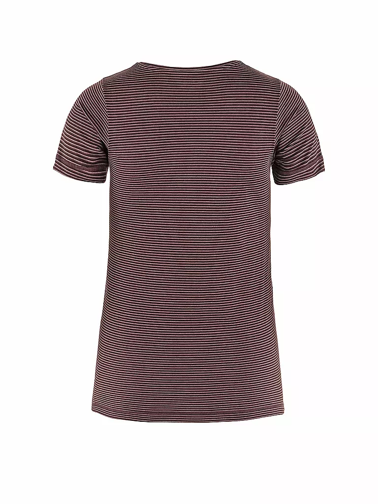 FJÄLLRÄVEN | T-shirt Femme Abisko Cool W | Rouge foncé