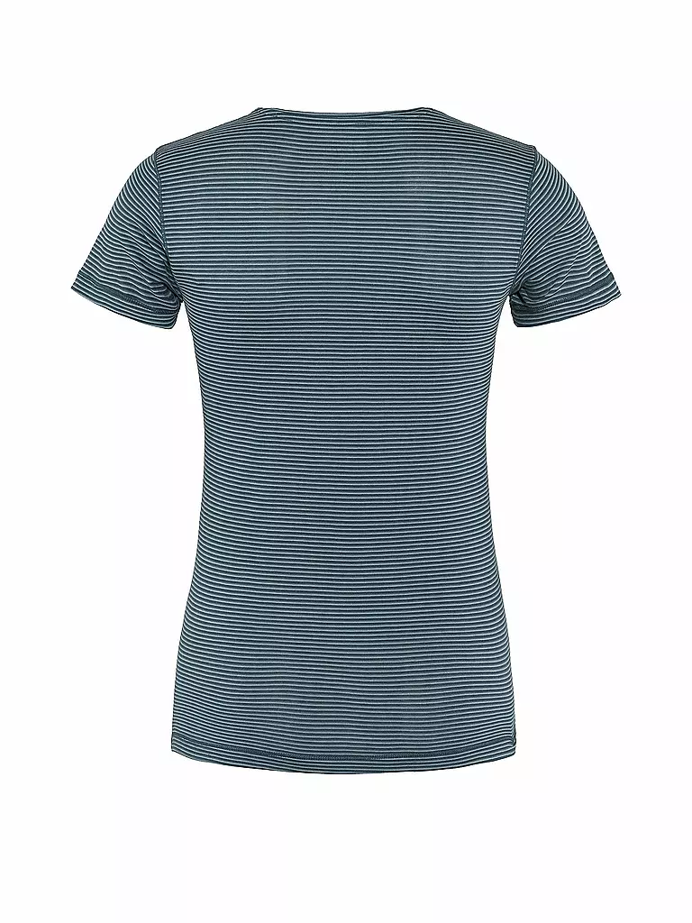 FJÄLLRÄVEN | T-shirt femme Abisko Cool W | Bleu foncé