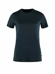 FJÄLLRÄVEN | T-shirt pour femme Abisko Wool SS W | Bleu foncé