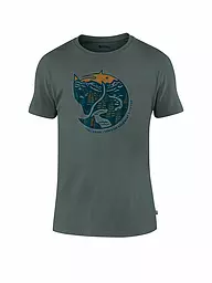FJÄLLRÄVEN | Herren T-Shirt Arctic Fox | Pétrole