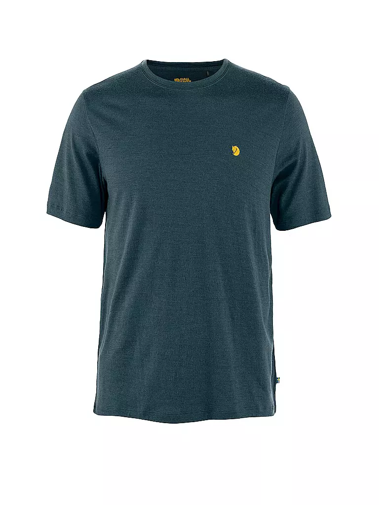 FJÄLLRÄVEN | T-shirt homme Bergtagen Merino 190 | Bleu foncé