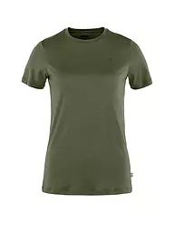 FJÄLLRÄVEN | T-shirt pour femme Abisko Wool SS W | Olive