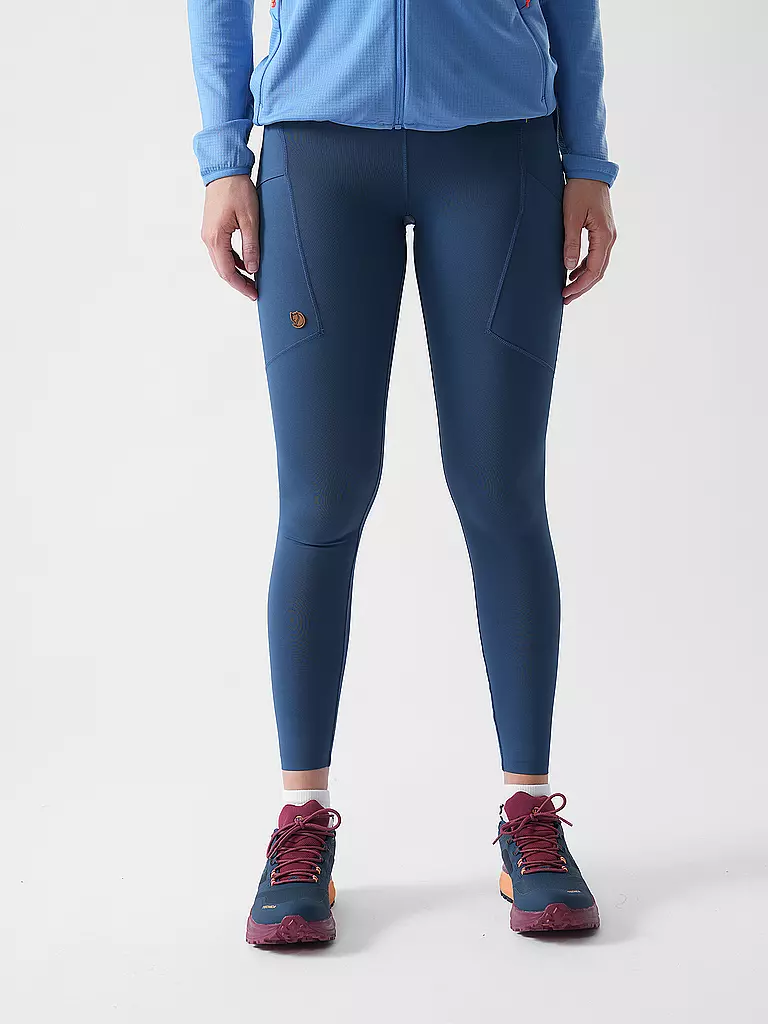 FJÄLLRÄVEN | Trekkingtight Abisko W 7/8 pour femme | Bleu foncé