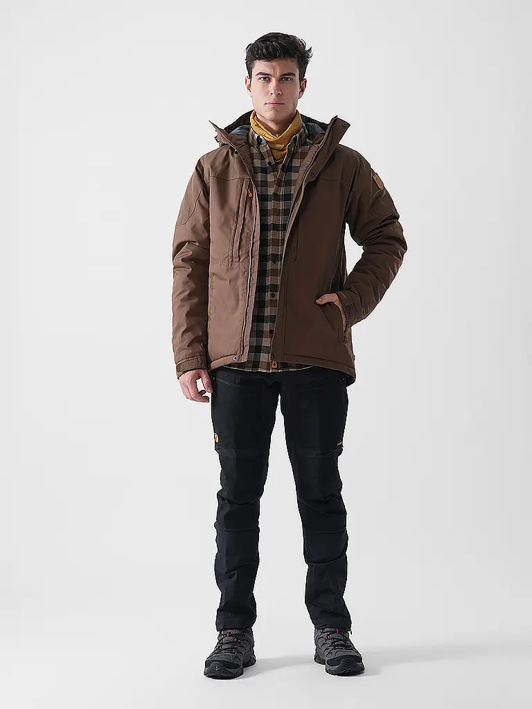FJÄLLRÄVEN | Veste d'hiver rembourrée Skogsö pour hommes | Marron