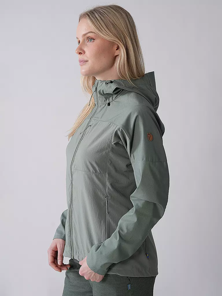 FJÄLLRÄVEN | Veste de randonnée femme Abisko Midsummer | Vert clair