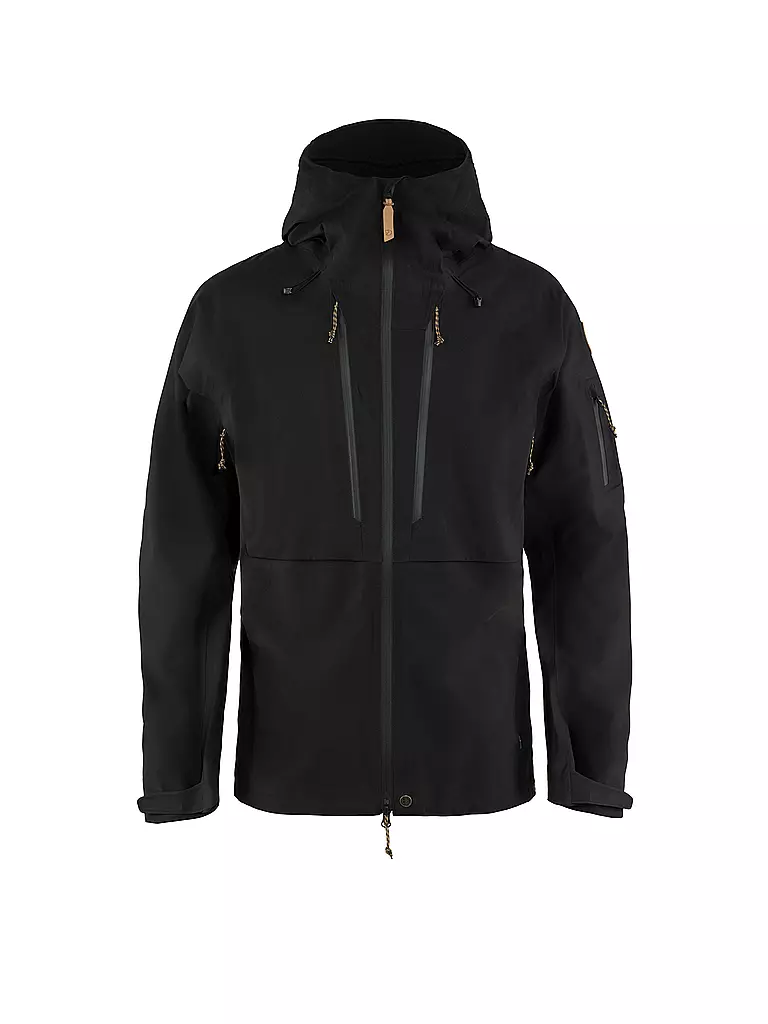 FJÄLLRÄVEN | Veste de randonnée pour homme Keb Eco Shell 3L à capuche | Noir