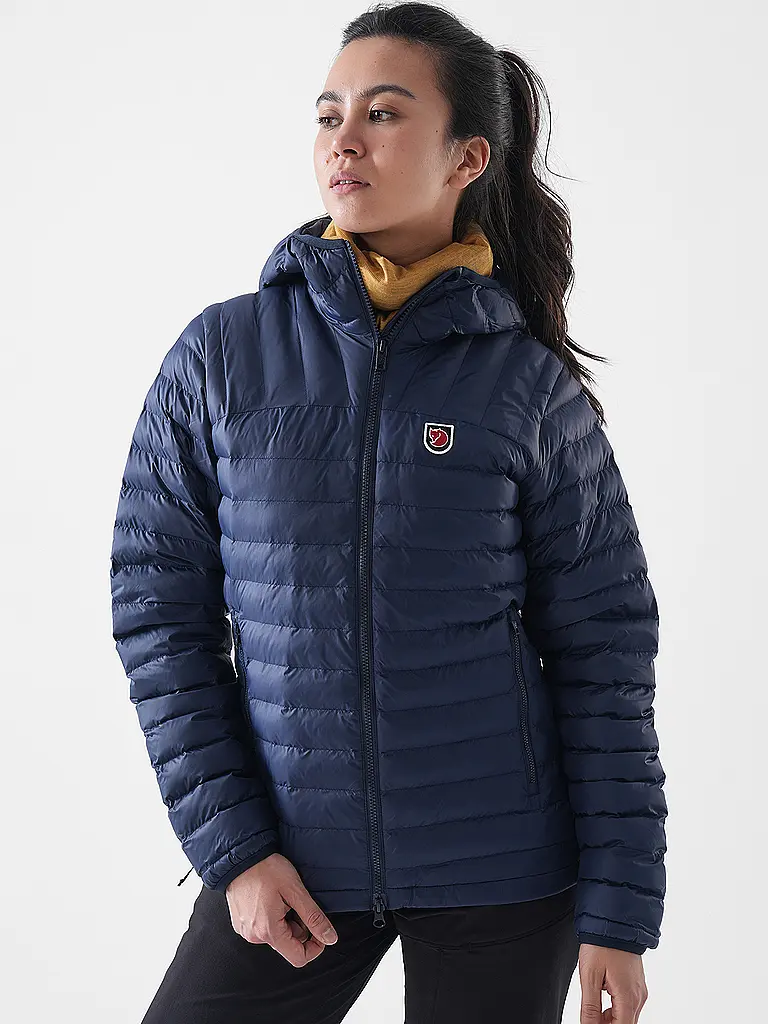 FJÄLLRÄVEN | Veste isolante Expedition Lätt à capuche pour femmes |