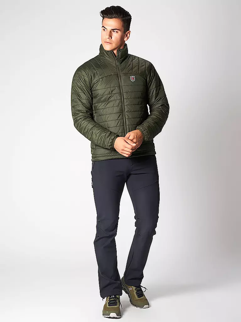 FJÄLLRÄVEN | Veste isolante pour homme Expedition X-Lätt | Vert foncé