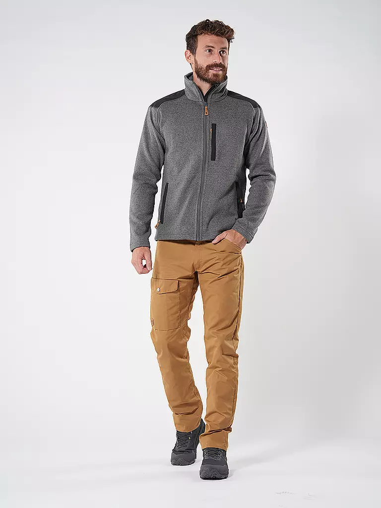 FJÄLLRÄVEN | Veste polaire Buck pour homme | Gris clair