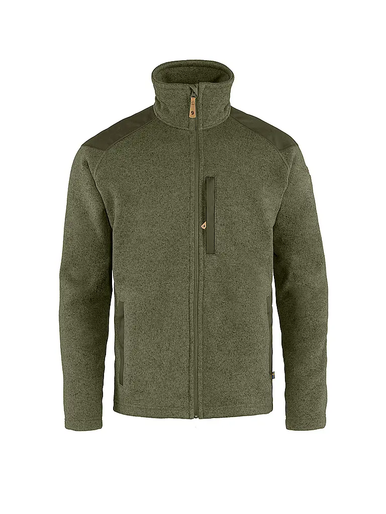 FJÄLLRÄVEN | Veste polaire Buck pour hommes | Olive