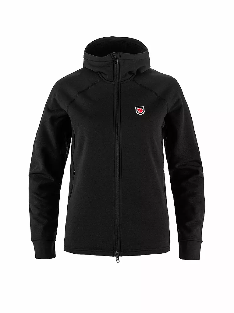 FJÄLLRÄVEN | Veste polaire Expedition à capuche pour femme | Noir