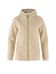 FJÄLLRÄVEN | Veste polaire femme Kaitum Fleece High-Loft à capuche | Beige