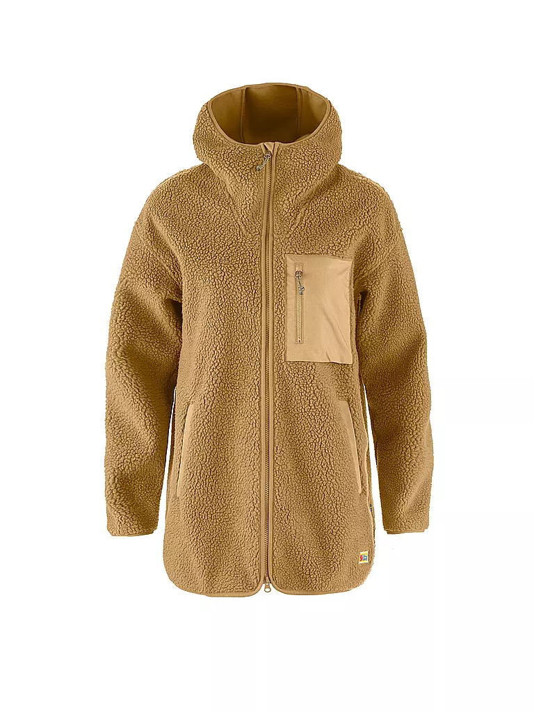 FJÄLLRÄVEN | Veste polaire femme Vardag Pile Fleece | Marron clair