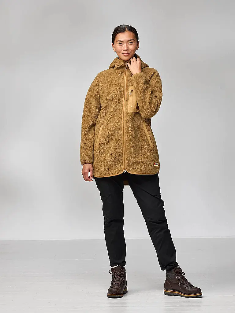 FJÄLLRÄVEN | Veste polaire femme Vardag Pile Fleece | Marron clair
