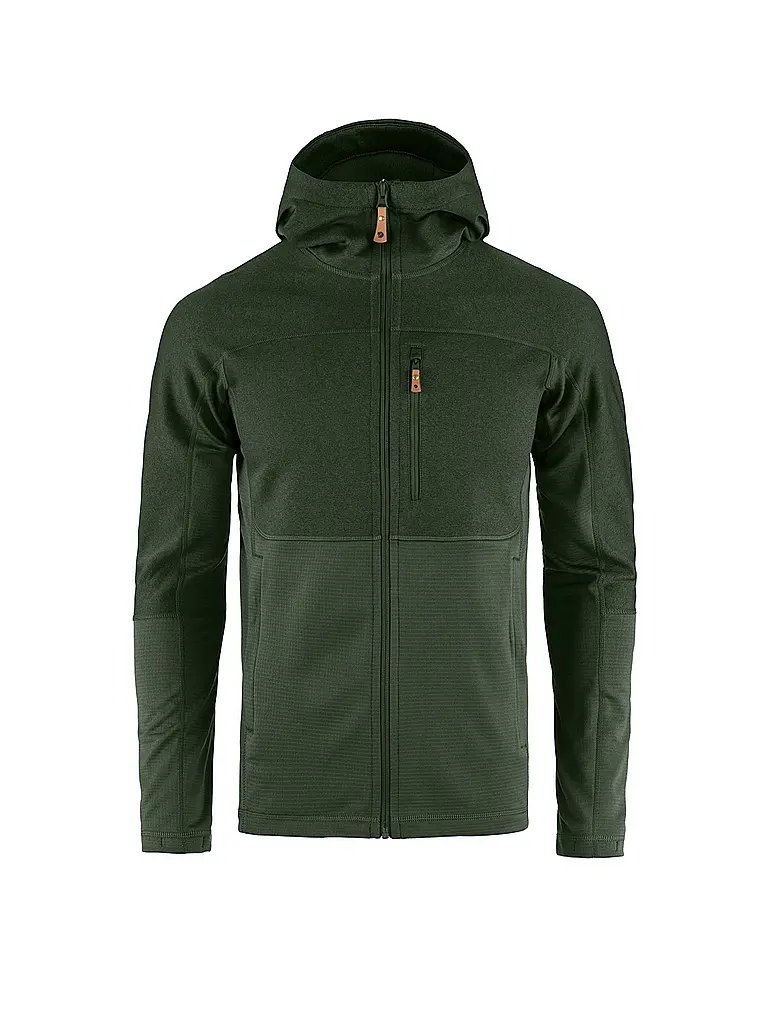 FJÄLLRÄVEN | Veste polaire homme Abisko Trail | Vert foncé