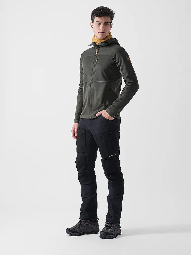 FJÄLLRÄVEN | Veste polaire homme Abisko Trail | Vert foncé