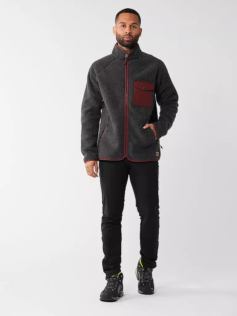 FJÄLLRÄVEN | Veste polaire homme Verdag Pile | Gris