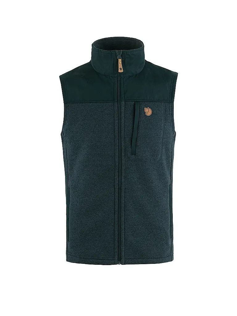 FJÄLLRÄVEN | Veste polaire sans manches Buck pour homme | Bleu foncé