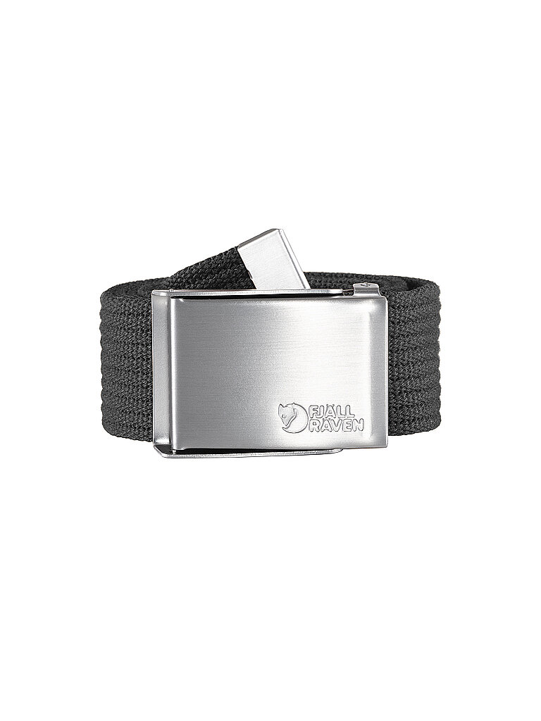 Ceinture en toile 4 cm gris