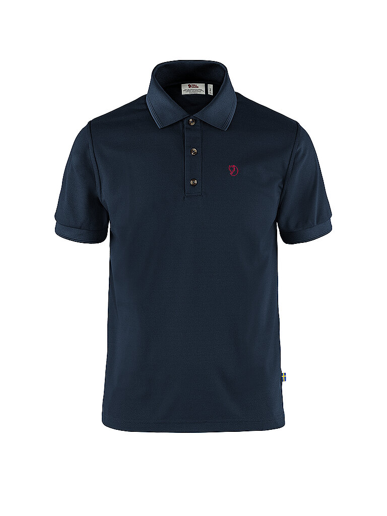 Polo fonctionnel Crowley Pique bleu marine L