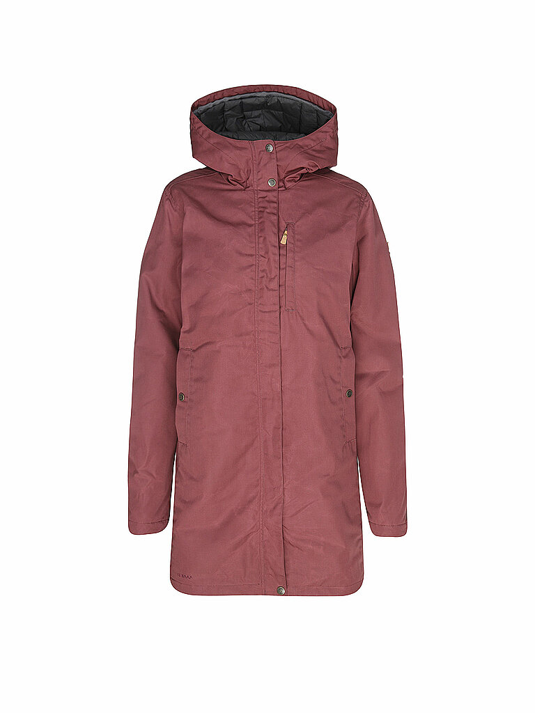 Parka d'hiver Kirunas rouge foncé S