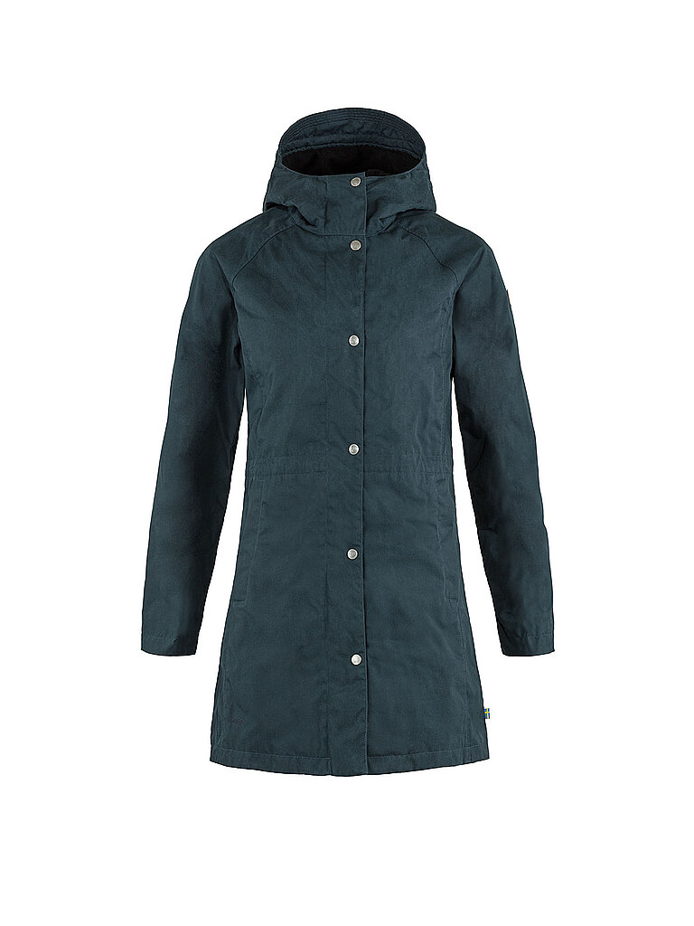 Parka d'hiver Karla Hydratic à capuche bleu marine XS