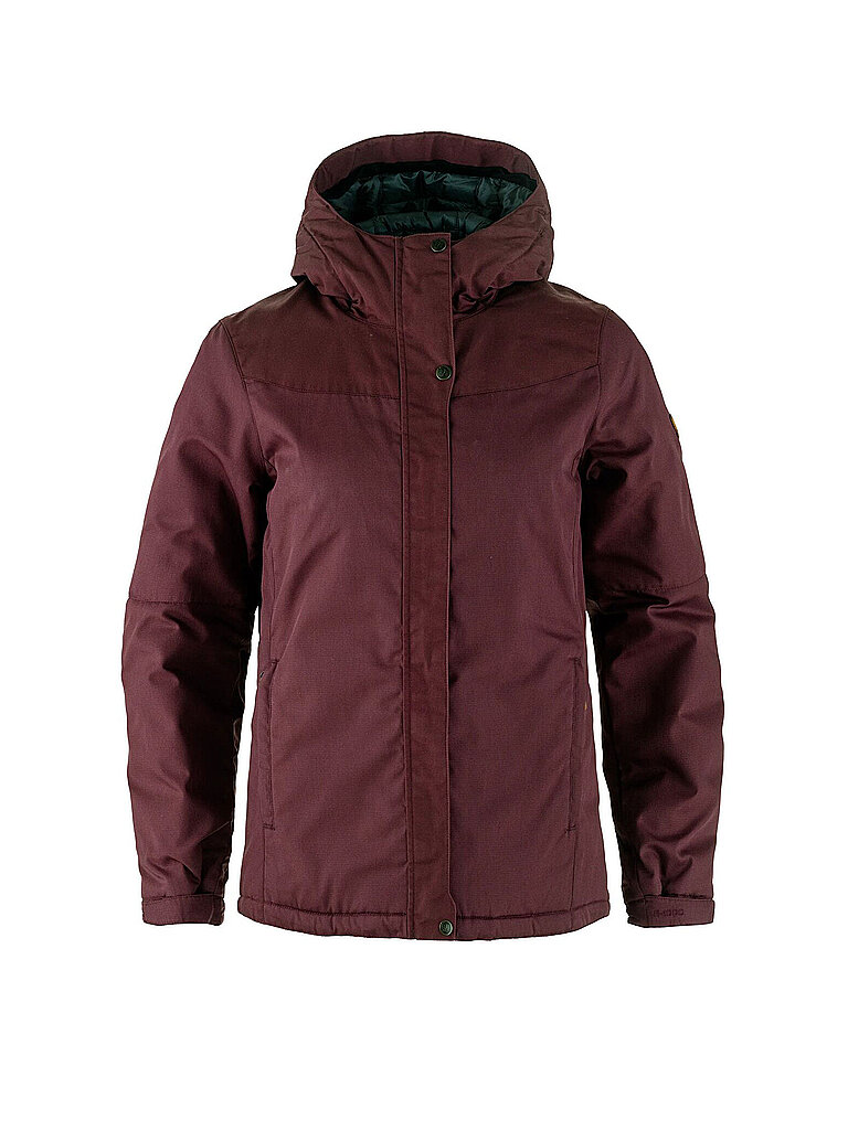 Veste d'hiver Stina Padded G1000 à capuche rouge foncé L