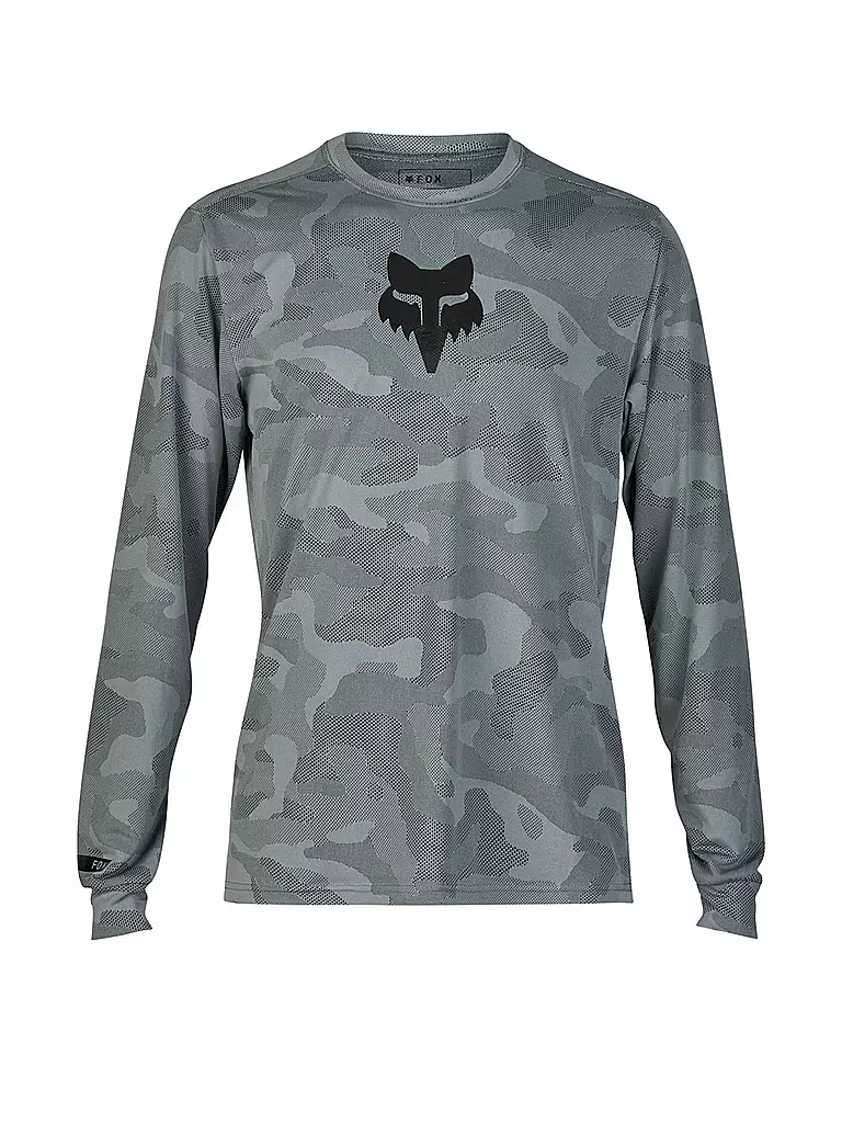 FOX | Herren Radshirt  Langarm-Jersey Ranger TruDri™ | Gris clair
