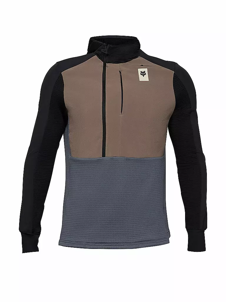 FOX | Hoodie thermique Defend pour homme | Marron clair