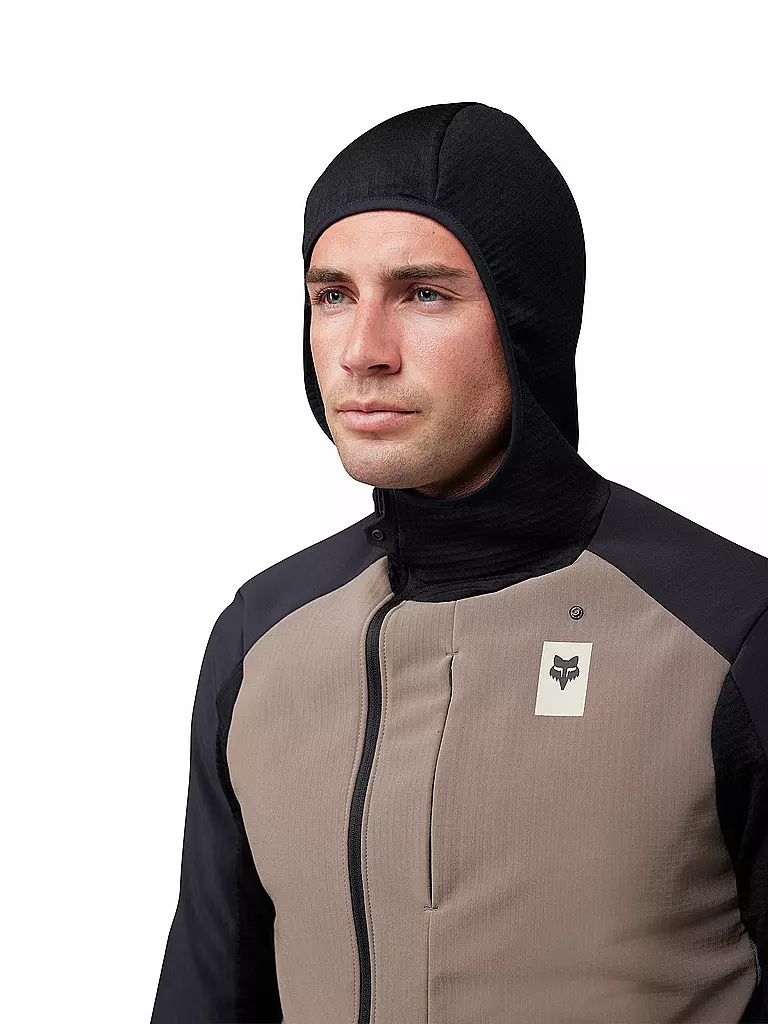 FOX | Hoodie thermique Defend pour homme | Marron clair