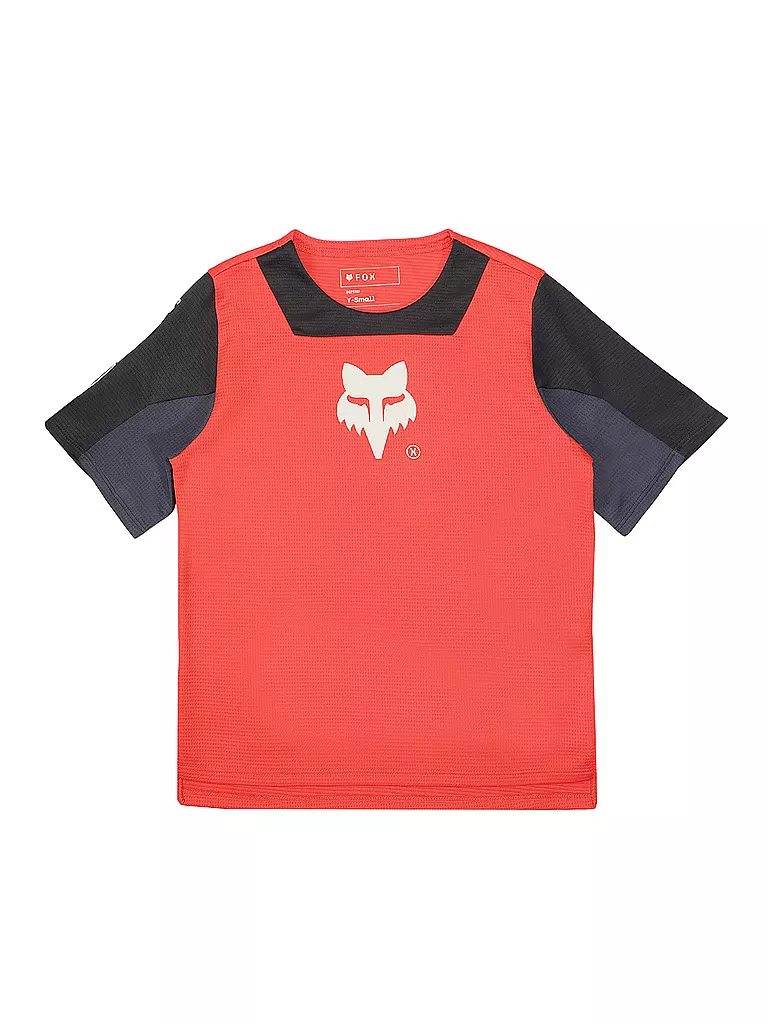 FOX | Maillot de cyclisme enfant Defend Elevated | Rouge