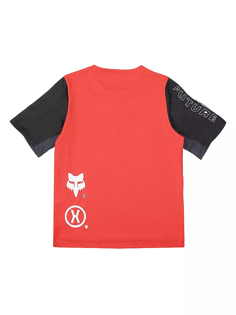 FOX | Maillot de cyclisme enfant Defend Elevated | Rouge