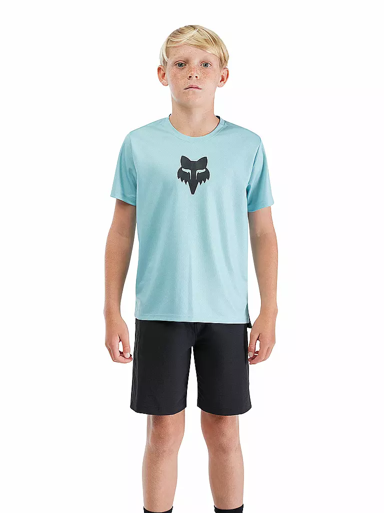 FOX | Maillot de cyclisme enfant Ranger Head | Bleu clair