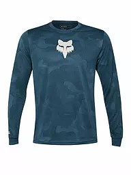 FOX | Maillot de cyclisme homme à manches longues Ranger TruDri™ | Bleu foncé