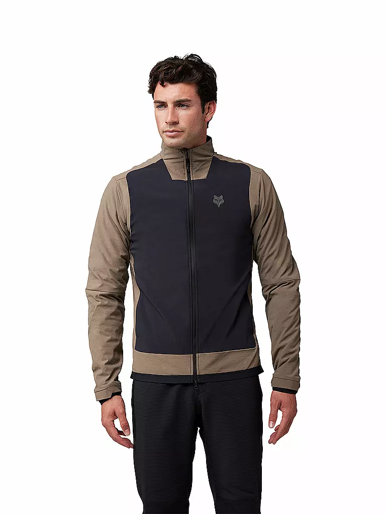 FOX | Veste de cyclisme d'hiver pour homme Defend Fire Alpha® | Marron clair
