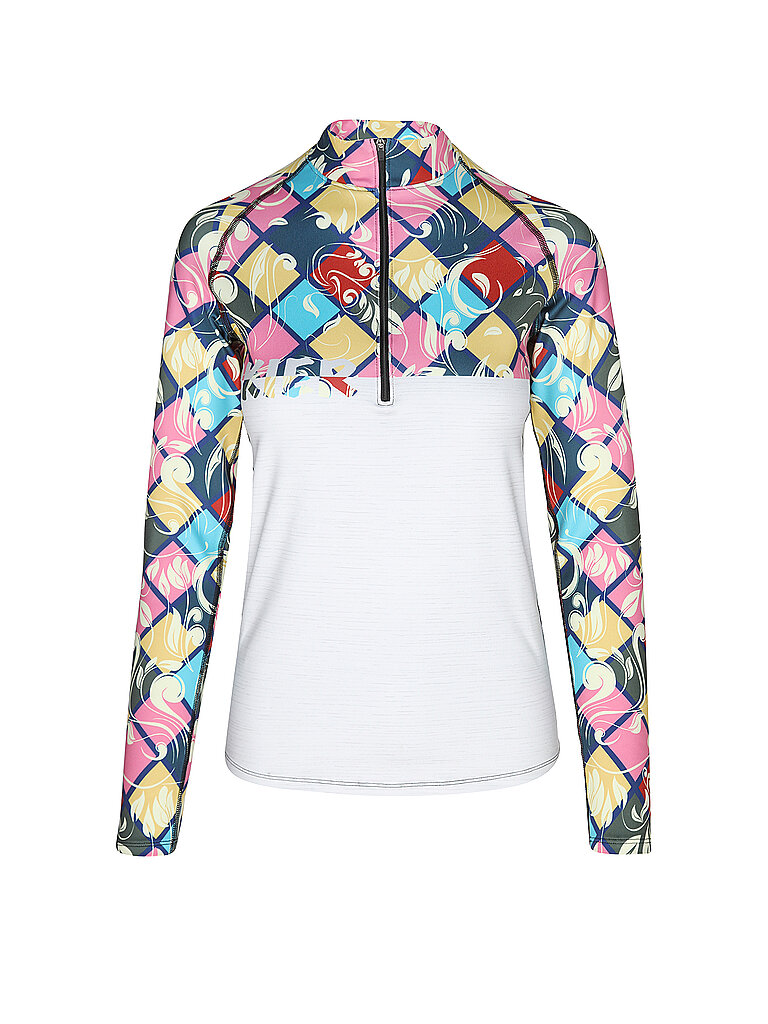 Sous-pull zippé de ski Mounten gris clair XL