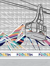 FREISEIN | Damen Multifunktionstuch HavensLadder | Gris clair