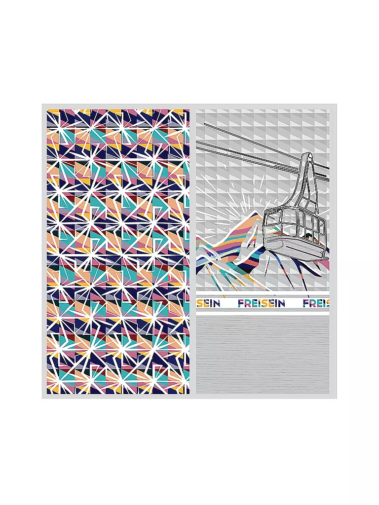 FREISEIN | Damen Multifunktionstuch HavensLadder | Gris clair